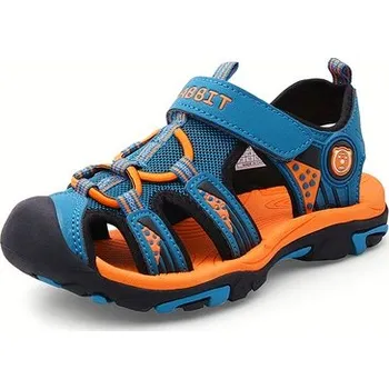 Dětská sportovní obuv Čína Dětské páskové sportovní sandále s uzavřenou špičkou Barva: oranžovo-modrá, Velikost: 26 (16,2 cm)