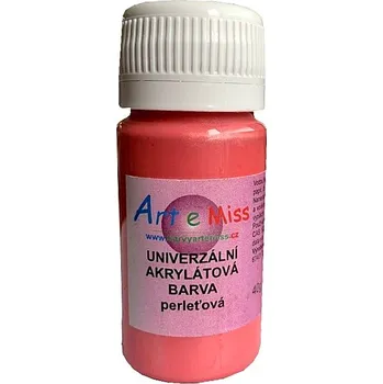 Výtvarná barva ARTEMISS Perleťová univerzální barva Vyberte velikost: 40g, Vyberte odstín: 52 červená
