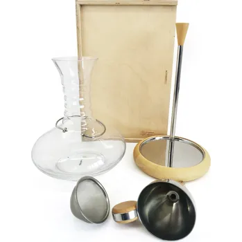Legnoart Decanter set (karafa, trychtýř, držák zátky, stojan) SD-20
