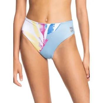 Dámské plavky plavky Roxy Pop Surf Reversible Bikini Midwaist - NFT6/Pale Marigold Tie Dye Vibes XS