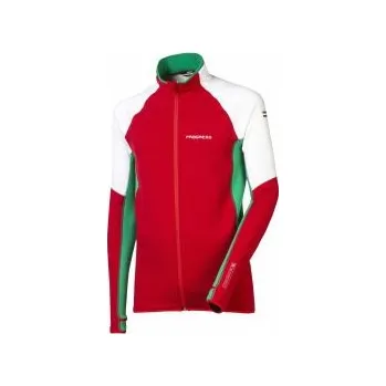 Pánská mikina Progress HUNGARY červená/bílá/zelená L; Červená mikina + DÁREK DLE VÝBĚRU!