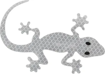 Compass Gecko Samolepící dekorace stříbrný
