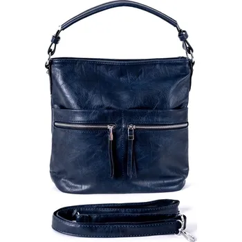 Kabelka Středně velká modrá kabelka na rameno i crossbody ROMINA & CO D191/22