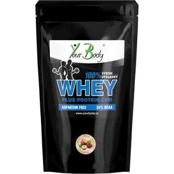 Protein YOURBODY WHEY PLUS PROTEIN Lískový ořech 1kg