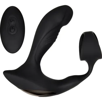 Vibrátor na prostatu Zero Tolerance Strapped & Tapped Black