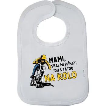 Bryndák Dětský bryndák New Baby Mami sbal mi plínky - kolo