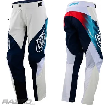 Chlapecké kalhoty Dětské kalhoty na bmx TroyLeeDesigns Sprint Pant Youth Jet Fuel White 2022 Kids 26