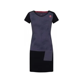 Dámské šaty RAFIKI ROSARIO folkstone gray/dark navy 36; Šedá šaty + DÁREK DLE VÝBĚRU!