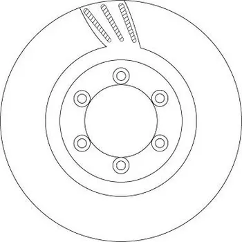 Brzdový kotouč Brzdový kotouč TRW DF6881