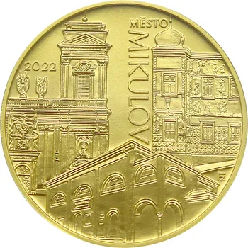 Česká mincovna Zlatá mince 5000 Kč 2022 Mikulov Proof 15,55 g