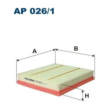 Filtr do auta Vzduchový filtr FILTRON AP 026/1