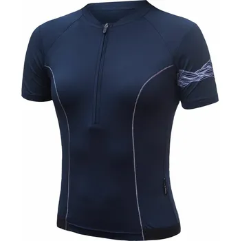 cyklistický dres Sensor Cyklo Coolmax Entry dámský dres krátký rukáv deep blue XL