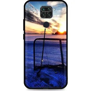 Pouzdro na mobilní telefon Kryt Xiaomi Redmi Note 9 silikon Hockey Sunset (obal neboli pouzdro na Xiaomi Redmi Note 9)
