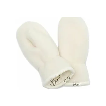 Rukavice Vlnka Dětské palčáky Merino bílá velikost oblečení S