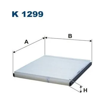 Klimatizace automobilu Filtr, vzduch v interiéru FILTRON K 1299