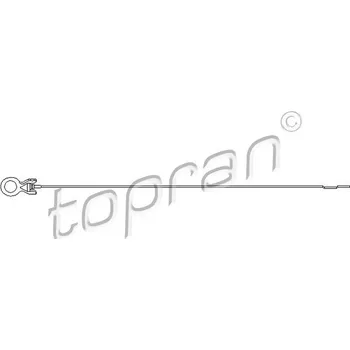 Olejová vana Odměrka hladiny oleje TOPRAN 107 355