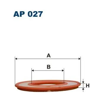 Vzduchový filtr Vzduchový filtr FILTRON AP 027