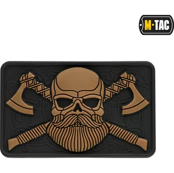 Nášivka Nášivka M-Tac Bearded Skull 3D - coyote