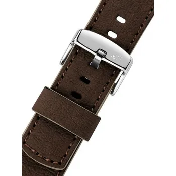 Řemínek na hodinky Kožený řemínek Morellato Origami 5480D35.032 M, hnědý, recyklovaný materiál