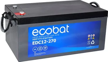 Trakční baterie Ecobat EDC12-270 12V 270Ah