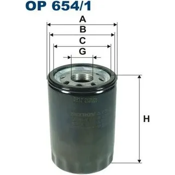 Filtr do auta Olejový filtr FILTRON OP 654/1