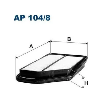 Vzduchový filtr Vzduchový filtr FILTRON AP 104/8