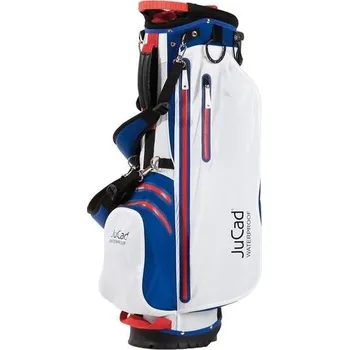 Golfový bag JuCad 2in1 Waterproof stand bag, modro/bílo/červený
