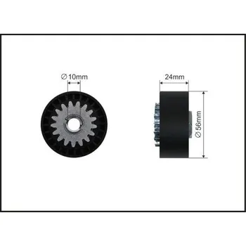 Auto-moto Napínací kladka, žebrovaný klínový řemen CAFFARO 36-68