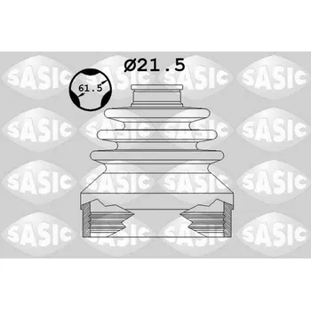 Hřídel nápravy Sada měchů, hnací hřídel SASIC 1904015