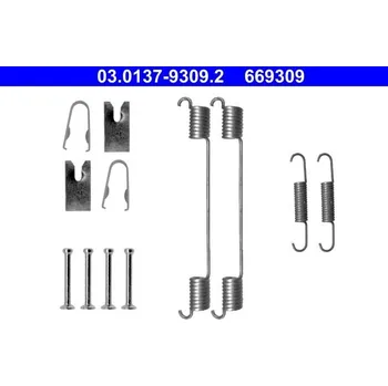 Brzdová čelist Sada příslušenství, brzdové čelisti ATE 03.0137-9309.2