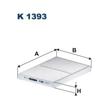 Autodíl Filtr, vzduch v interiéru FILTRON K 1393