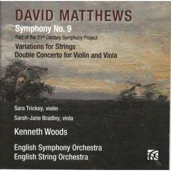 Zahraniční hudba CD David Matthews: Symphony No. 9, Variations For Strings, Double Concerto For Violin And Viola 2019