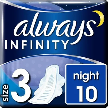 Hygienické vložky Always Infinity Night 10 ks
