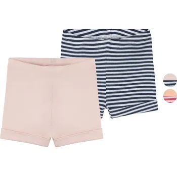 Dívčí kraťasy lupilu® Dívčí šortky s BIO bavlnou, 2 kusy