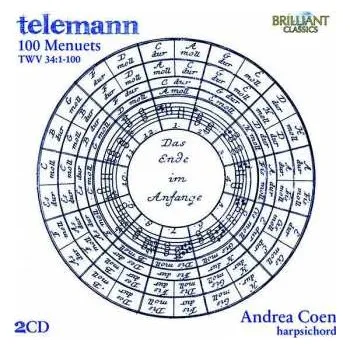 Zahraniční hudba 2CD Georg Philipp Telemann: 100 Menuets (TWV 34:1-100) 2021