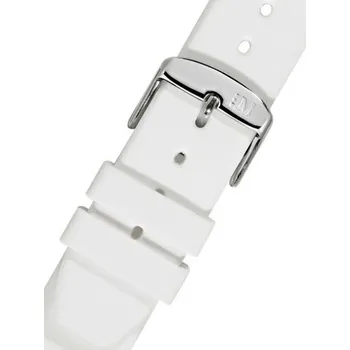 Řemínek na hodinky Plastový řemínek Morellato Lugano Rubber M 5183556.017, bílý, Quick Release