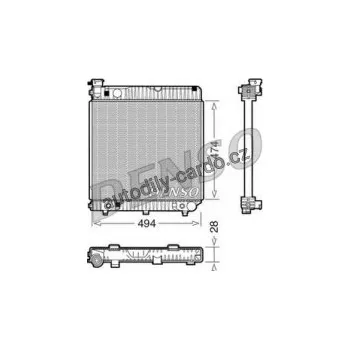 Chladič motoru Chladič motoru DENSO (DE DRM17002)