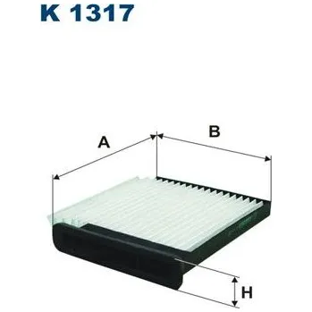 Klimatizace automobilu Filtr, vzduch v interiéru FILTRON K 1317