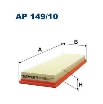 Filtr do auta Vzduchový filtr FILTRON AP 149/10
