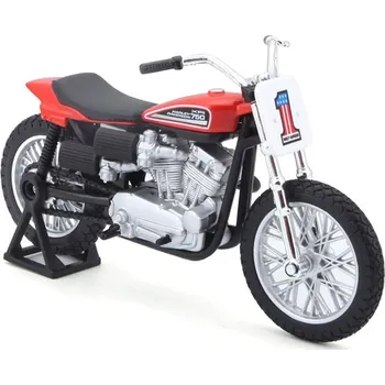 Hračka 1:18 Harley-Davidson XR750, 1972 (Red)