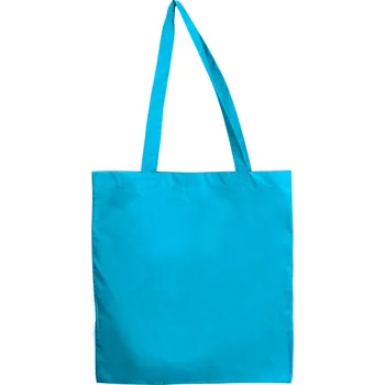 Plátěná taška přes rameno Alex Fox LH - světle modrá