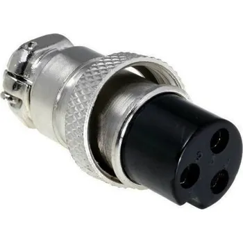 Elektrická zásuvka Konektor MIC16 3pin zásuvka na kabel