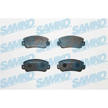 Brzdová destička Sada brzdových destiček, kotoučová brzda SAMKO 5SP410