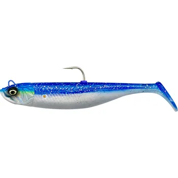Umělá nástraha Savage Gear Gumová Nástraha Minnow Sinking Blue Pearl Silver - 12,5 cm 35 g