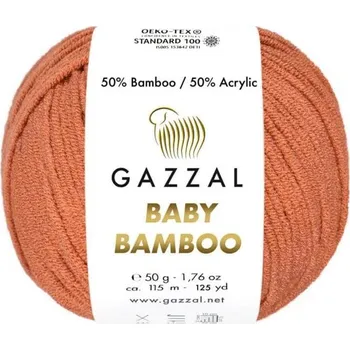 Příze Příze Baby Bamboo 95242 rezavá Gazzal