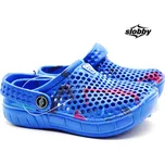 Dětské nazouváky SLOBBY DINO modré Velikost: 26