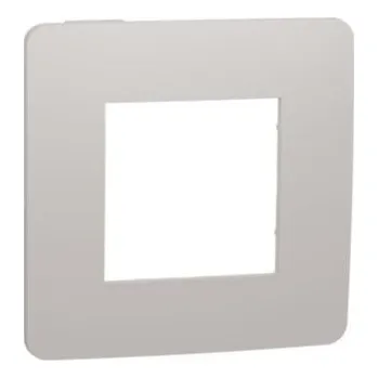 vypínač Unica Studio Color NU280224 Rámeček jednonásobný, světle šedý/bílý, Schneider Electric