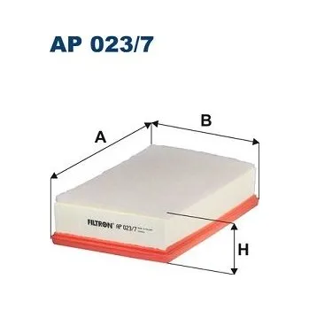 Vzduchový filtr Vzduchový filtr FILTRON AP 023/7