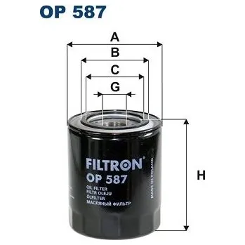 Auto-moto Olejový filtr FILTRON OP 587