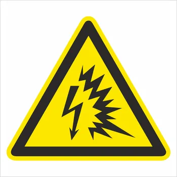 Značení Nebezpečí elektrického oblouku ISO 7010 samolepící vinylová fólie 100 x 100 mm